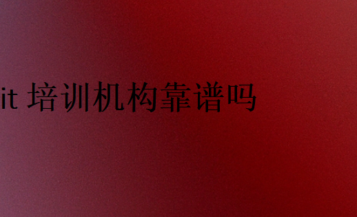 IT培訓(xùn)機構(gòu)要不要去